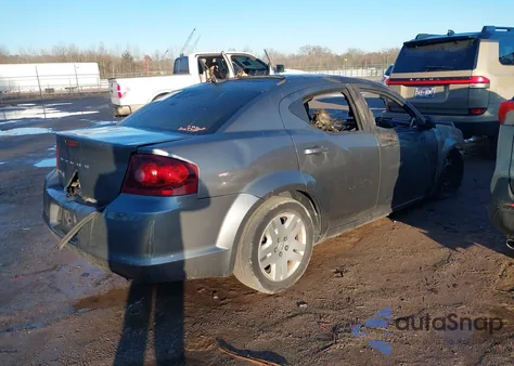 2012 Dodge Avenger Se z USA, uszkodzony, nr VIN 1C3CDZAB9CN286061